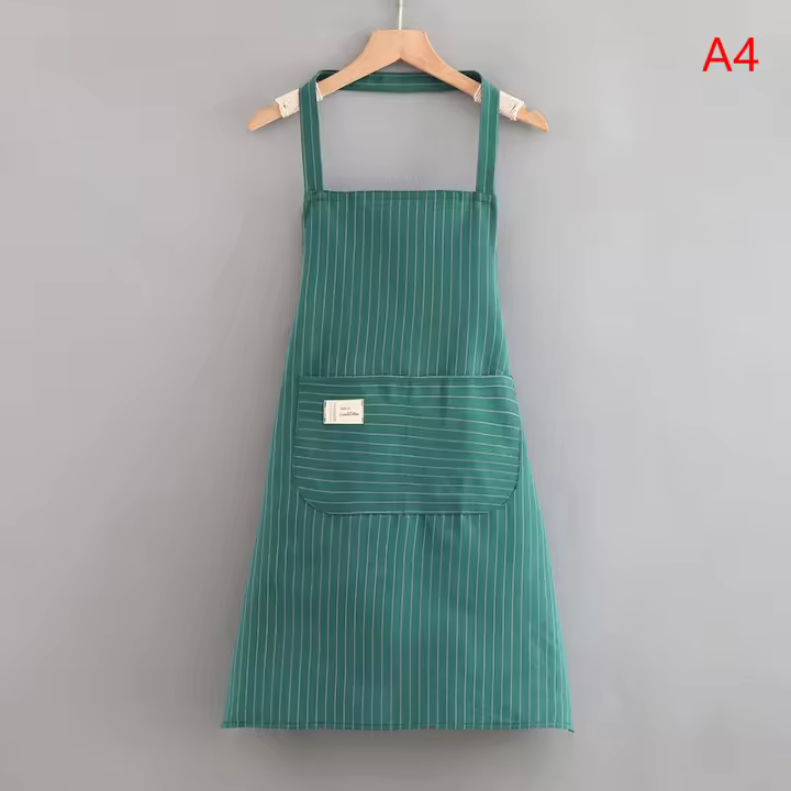 Delantal De Cocina Sin Mangas a Prueba De Aceite Para Chef Restaurante Servicio Fashion Transpirable Para Trabajo En Catering - 1