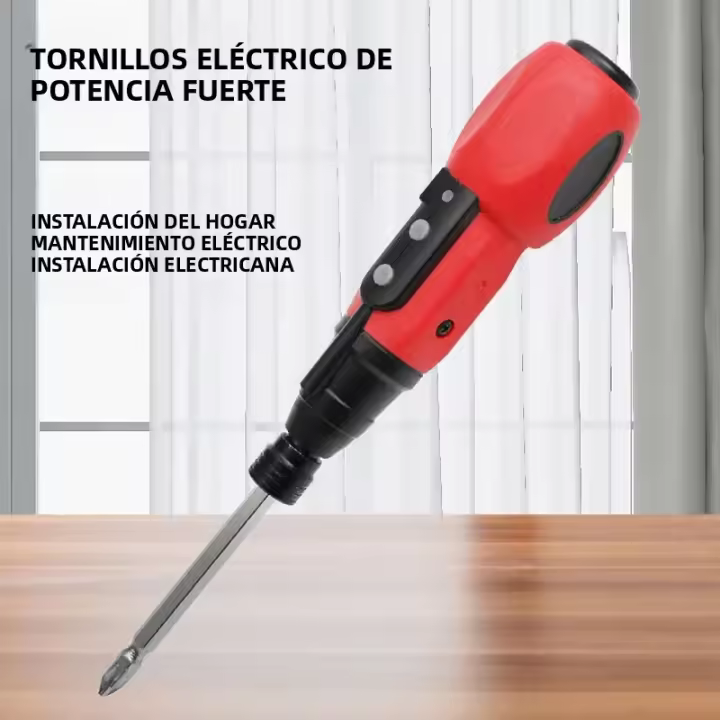 Destornillador Eléctrico Profesional Recargable Y Portátil Para Pequeños Reparaciones Artesanías Y Ensamblaje De Electrónica - 1