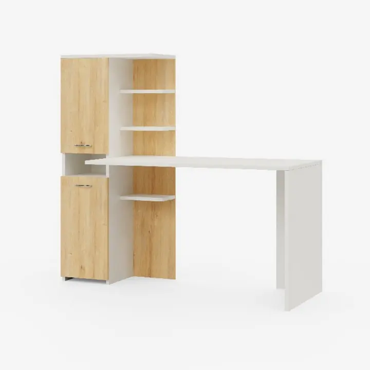 Salida Clio, Alglomerado de Melamina, Roble, 150x60x135 cm - 1