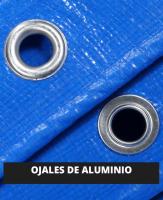 CRISCOLOR- Lona Impermeable para Exterior, Multiusos, 2 x 3 m, 3 x 4 m, 3 x 5 m, 6 x 4 m, Esquinas Reforzadas, Ojales de Aluminio, Color Azul. Lona impermeable - Toldocubretodo - Toldo de proteccion universal - Toldo impermeable - Toldo lluvia . - details 1