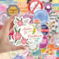 50PCS Etiquetas Impermeables De Graffiti De Derechos Femininos Y Movimiento Antinatalistas Para Decoración De Vaso Creativo Y Moderno Tamaño Variado Para Adolescentes Adultos Niños Amigos - details 2