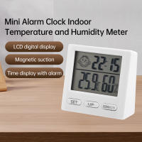 Termómetro Y Higrómetro Digital LCD Aideepen 0-50℃ Monitor Magnético De Temperatura Y Humedad Multifuncional Con Reloj Para El Hogar Interior - details 0