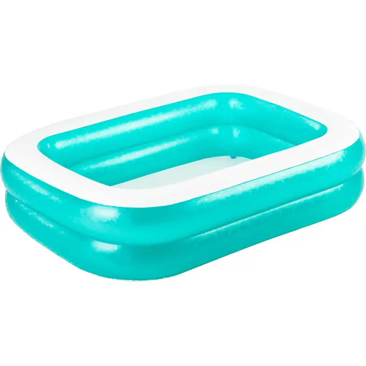 BESTWAY - Piscina Familiar Hinchable Rectangular, Color Verde agua , 200 x 146 x 48 cm - 1