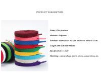 1par De Cordones Planos Clásicos Adecuados Para Moda Deportiva Y Casual Cordones De Zapato Unisex Accesorios De Zapato - details 2