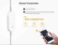 Tiras LED COB Inteligentes 12W/M Alta Brillo WiFi Dual Blanco Para Decoración De Habitaciones Compatible Con Alexa Tuya 24V - details 3