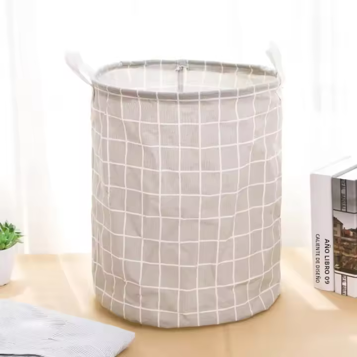 Cesta De Ropa Plegable Para El Hogar Caja De Almacenamiento De Juguetes Cesta De Ropa Sucia Para Guardar Ropa Sucia Caja De Almacenamiento De Tela - 1