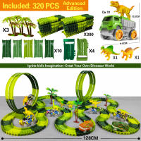 Coche De Dinosaurio Eléctrico Juguete Educativo Para Niños Con Vías Flexibles Y Pista De Climbaje Juguetes Interactivos Para Niños Mayores De 4 Años - details 1