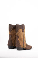 Paloma Wang Botas cowboy mujer combinadas con tacón bajo - details 12