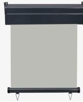 Toldo Lateral para Balcón 65x250 cm - Gris Resistente al Agua y UV - Toldo Retráctil con Mecanismo Suave - Ideal para Terraza, Jardín o Ventana - Incluye Todos los Accesorios de Montaje (Color Gris Antracita) - details 1
