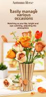 Bloques De Construcción De Rosa 868PCS Vaso De Flores Eternas Decoración De Hogar Regalo Romántico Para Niñas Juguetes DIY Para Niños - details 8