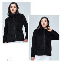 Nueva Estilo Otoño Invierno Chaqueta De Coral Polar Para Mujer Cierre De Cremallera Exterior De Poliéster Suave Y Cálida Ropa Casual - details 16