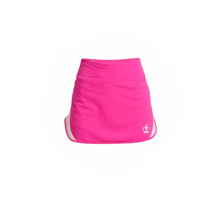 Black Crown - Falda de Pádel Mujer Tallin rosa - tejidos poliamida y elastano - Ligereza, movilidad y comodidad dentro de la pista - Transpirable - 1
