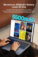 Ninkear N16 Pro Laptop, 16 pulgadas 120Hz 2K 2560*1600 IPS Pantalla, Intel Core i7-13620H 10 núcleos, 32GB RAM 1TB SSD, Windows 11, WiFi 6, Bluetooth 5.0, 1*USB2.0, 2*USB3.0, 1*Type-C, 1*HDMI, 1*RJ45, carga 65W Type-C, desbloqueo facial - details 12