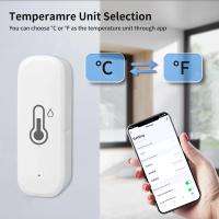 Sensor De Temperatura Y Humedad WiFi/Zigbee TNCE Tuya Monitor De Termostato Y Higrómetro Para Interior Compatible Con Alexa Google Home - details 1