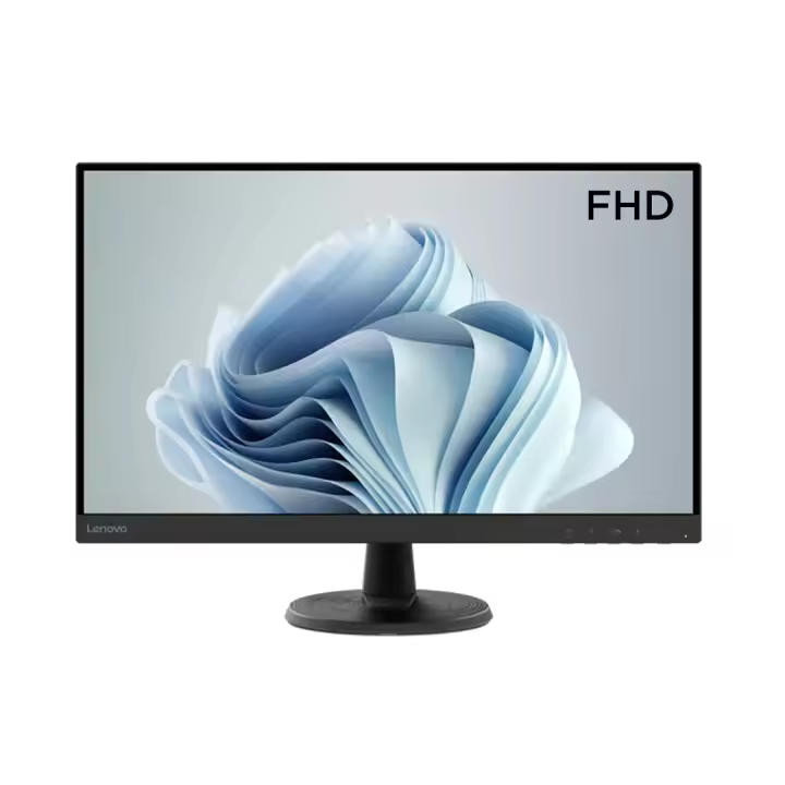 Lenovo ThinkVision C27-40 Monitor 27" 63DDKAT6EU FHD 1920x1080 4ms HDMI VGA 75hz AMD FreeSync, Color Negro, Cable HDMI Incluido, Garantía 3 años - 1