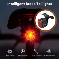 Luz Trasera De Bicicleta Inteligente Giyo IP66 Impermeable Con 6 Modos De Iluminación Alta Brillo Para Mango De Sillín O Bolsa - details 0