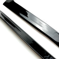 Par De Spoilers Lados Traseros Brillantes Negros Para VW Golf 6 MK6 2008-2012 Instalación Fácil Accesorio Automotriz De Plástico - details 3