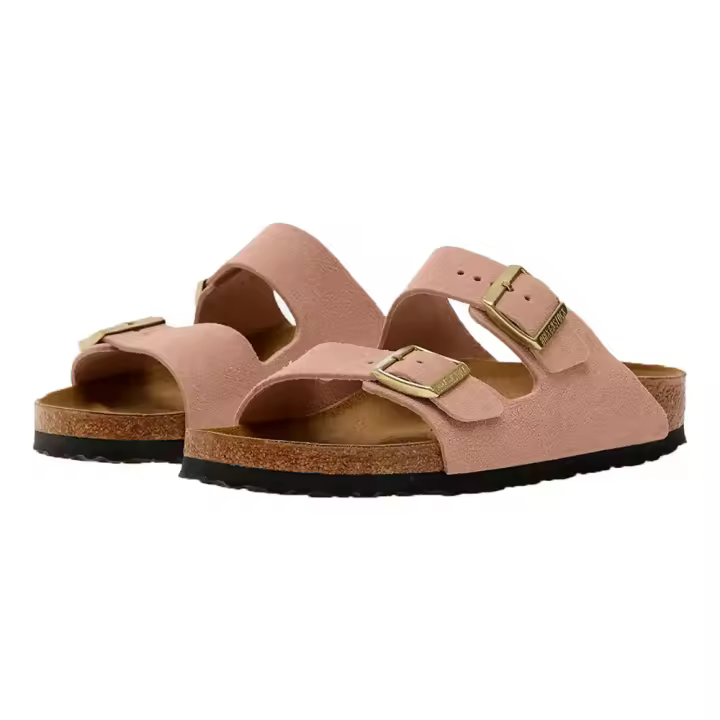 Birkenstock Sandalias Estrechas Arizona Suede Rosa - 1