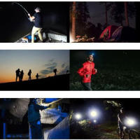 Linterna Frontal LED Mini Portátil XPE+COB Recargable USB Con Batería 18650 Para Camping Pesca Al Aire Libre Luz De Mano - details 10