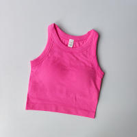 Ropa Deportiva Para Mujer Top De Yoga Fitness Absorbedor De Choque Con Sujetador Integrado Secado Rápido Transpirable Vestir Como Chaleco Deportivo Exterior - details 1