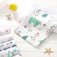 Mantel De Muselina Para Bebé 120x110cm Suave Toalla De Baño Para Recién Nacidos Pañales Envolver Y Cubrir Infante Unisex - details 0
