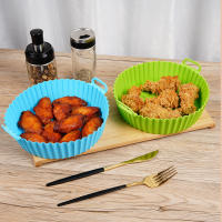 Almohadilla De Silicona Para Air Fryer 24/20cm Rellena Redonda Reutilizable Placa De Pizza Pato Frito Asador Ideal Para Horno Y Barbacoa - details 8