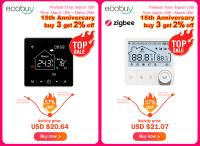 Termostato Inteligente Tuya Para Piso Eléctrico Calentamiento De Agua Y Boilero Gas Controlador De Temperatura Underfloor Compatible Con Alexa Y Google Assistant - details 2