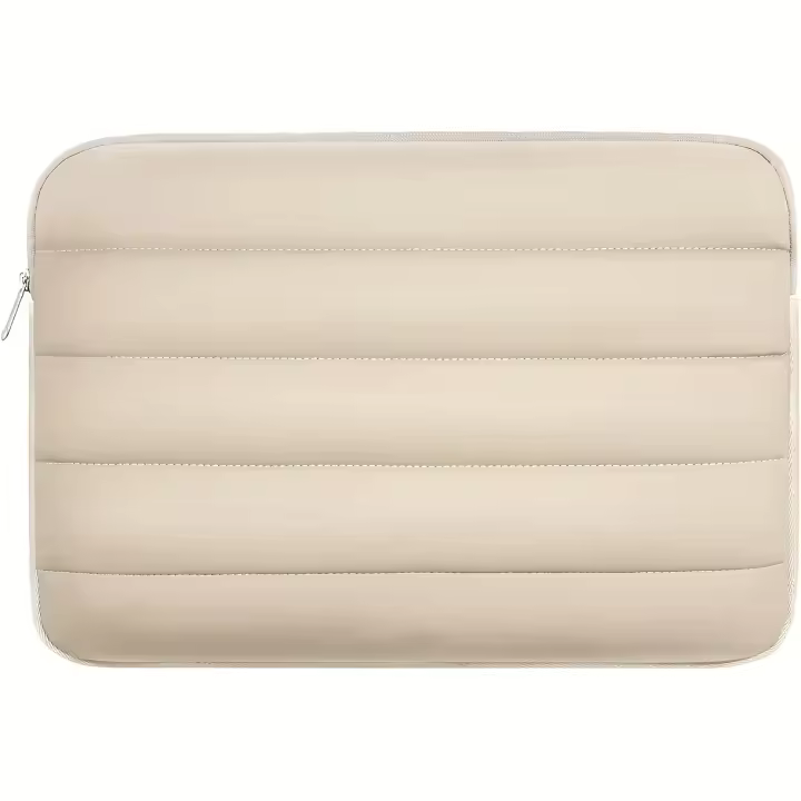 1 Set 14 pulgadas acolchada bolsa de ordenador portátil de seda, forro de algodón Tuck para protección de la computadora - 1