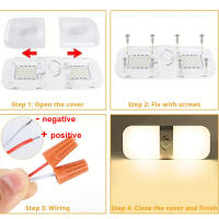 Luz De Lectura Para Coche Highbright 120LED 3 Colores Ajustables Luz De Techo Para RV Barco Camión Caravana Universal 12V - details 5