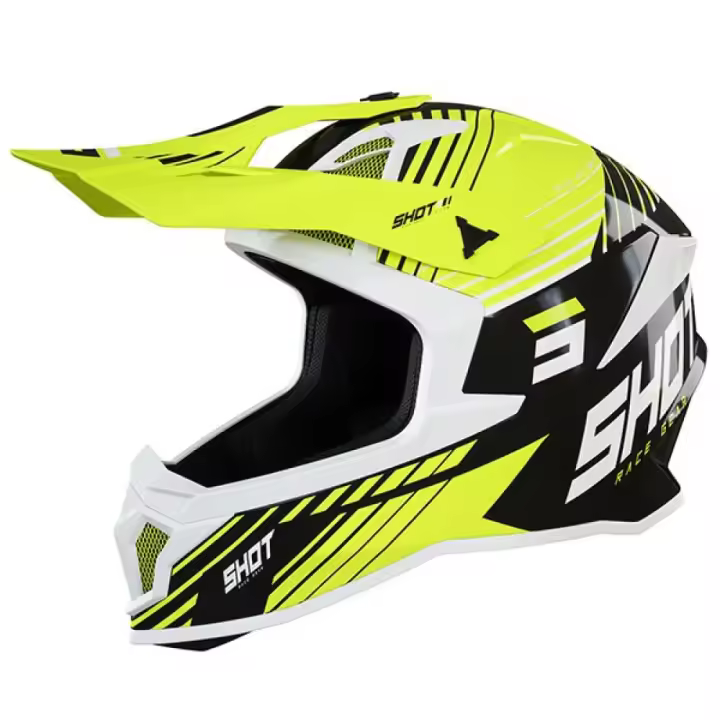 Shot Casco Off-road Lite Fury Amarillo Adulto - 1
