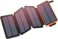 Cargador Solar 20000mAh Katería Externa Portátil With 4 Paneles de Banco de Energía En Prueba de Agua - details 0