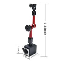 Soporte Magnético Para Indicador Dial Medidor De Bore Con Base De Medición Micrómetro Herramienta De Comparsa Horaria Tipo Reloj - details 1