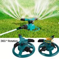 Sistema De Riega Jardín 360° Con 3 Brazos Giratorios Para Un Riego Eficiente Del Césped Y Jardín (Verde) - details 0