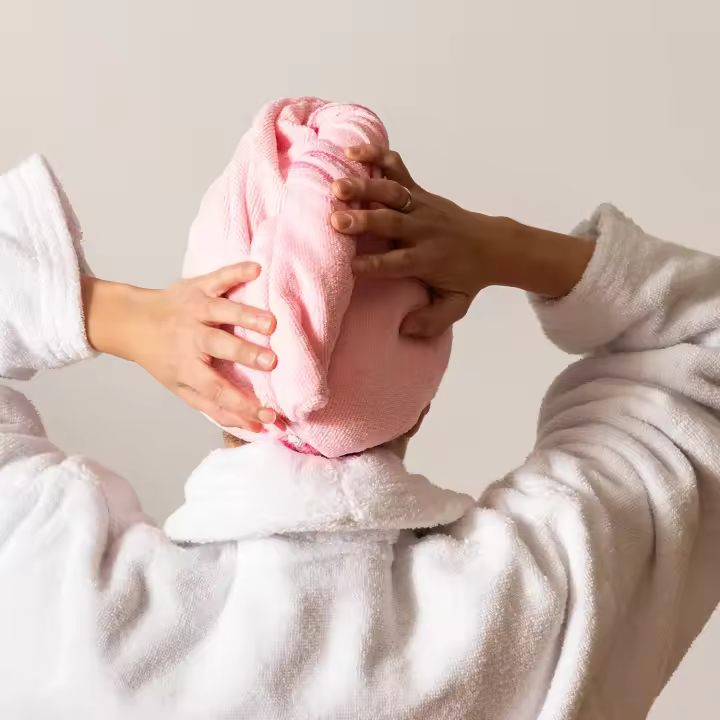 Toalla Turbante Para El Cabello - Anti Encrespamiento - 1