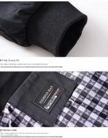 Chaqueta De Moda Para Hombre Casual De Primavera Y Otoño Abrigo Grande Y Suelto Estilo Dad Con Bolsillos Cierre De Cremallera - details 14