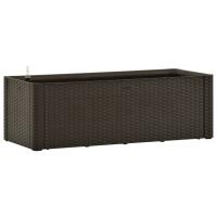 vidaXL Arriate con sistema de riego automático moca 100x43x33 cm - details 0