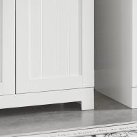 SoBuy BZR18-W Armario Lavabo con Pie,Armario de Baño con 2 Estantes,60 x 30 x 60cm,ES - details 3