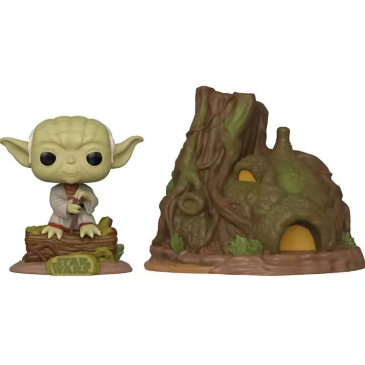 Funko pop deluxe star wars empire strikes back cabaña de yoda 40th aniversario 46765 - 1