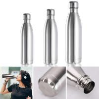 Botella De Agua Portátil Para Exteriores De Acero Inoxidable Grado Alimenticio Uso Deportivo Capacidad De 500/750/1000ml Resistente a Fugas - details 7
