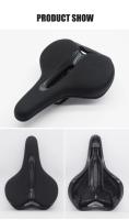 Sillín De Bicicleta MTB Para Hombres Y Mujeres Cómodo Asiento De Bicicleta De Montaña Absorbedor De Choque Con Superficie De Cuero Y Almohadilla Grande Transpirable Hueco - details 6