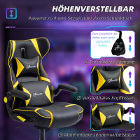 Silla para Juguetes con función de balanceo E inclinación, Silla ergonómica para Orden, Altura regulable, Silla de esritorio giratoria con altadores, Capacidad de carga hasta 120 kg - details 4