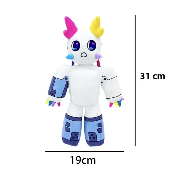 Muñeco De Peluche Regretevator Gnarpy 30cm Juguete Suave De Gato Robot Verde Para Fans De Anime Regalo De Cumpleaños Para Todas Las Edades - 1