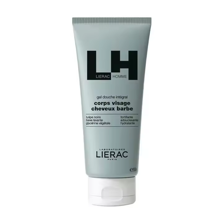 Lierac Hombre Gel Ducha Cara Cuerpo Cabello Barba 200ml - 1