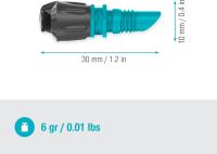 Boquilla pulverizadora Micro-Drip System 180 Grados: Riego ajustable y ahorra de Agua, altura aprox. 3 M - details 2