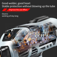 Soldador de arco inversor de mano, máquina de soldadura eléctrica automática portátil, 4600W, 220V, 110V, máscara, cepillo de acero, soldadura DIY para el hogar - details 4