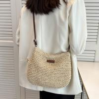 Bolso De Hombro De Paja Para Primavera Verano Estilo Casual Simple Y Elegante Para Salir Compras Y Citas Para Mujeres - details 4
