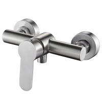 Grifo De Baño De Acero Inoxidable Montado En La Pared Con Control De Agua Caliente Y Fría Válvula Mezcladora Para Baño Y Bañera - details 14