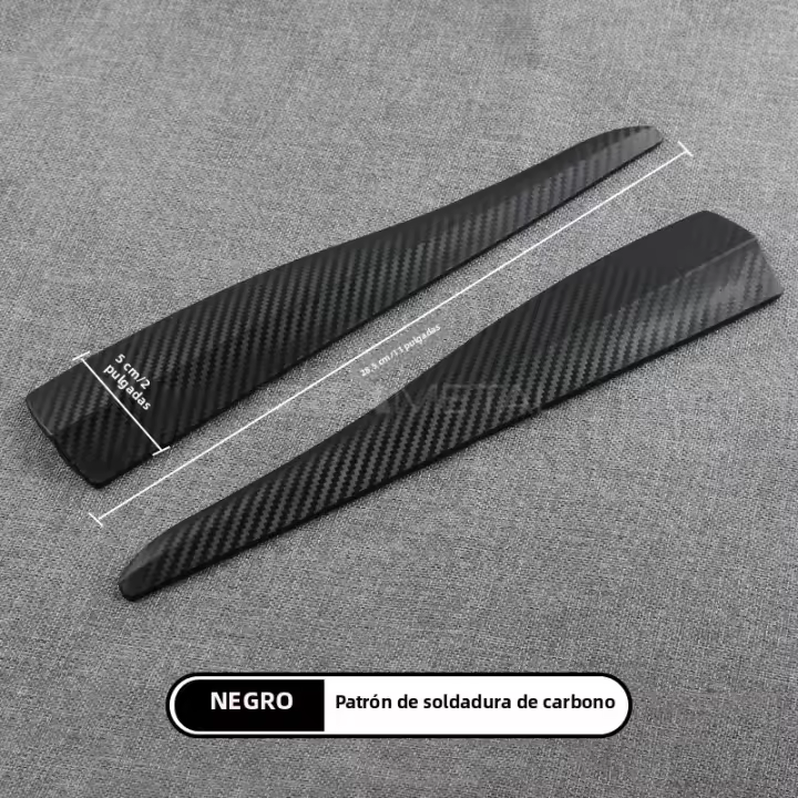  Protector De Parachoques Delantero Y Trasero SEAMETAL Universal Para Coche En Fibra De Carbono Anti-Arrugas Spoiler Diffuser Splitter - 1