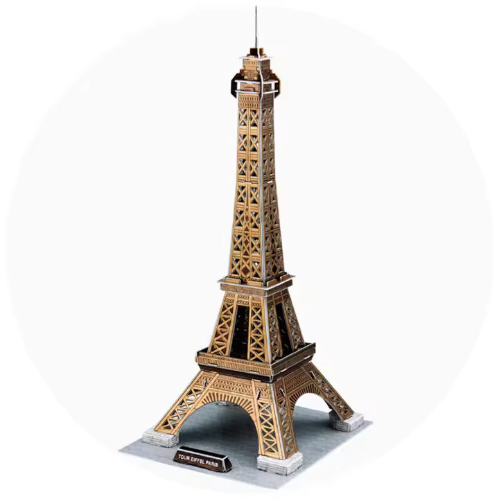 DAM. Puzle 3D torre Eiffel 23x20,5x47 cm. 23x21x47cm. - 1
