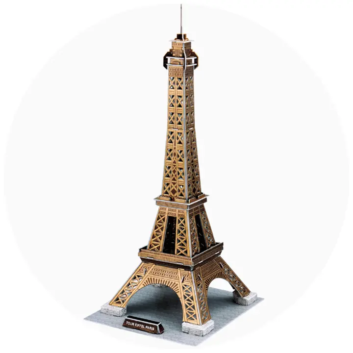 DAM. Puzle 3D torre Eiffel 23x20,5x47 cm. 23x21x47cm. - 1
